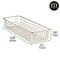 mDesign Metal Wire Storage Basket Bin with Handles for Office, 2 Pack